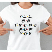 T-shirt lady slim DTG friends 2