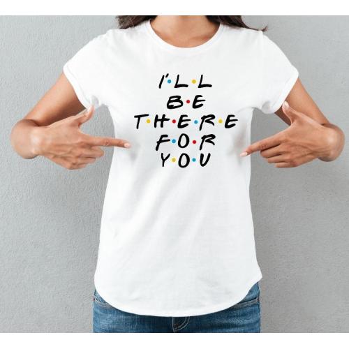 T-shirt lady slim DTG friends 2