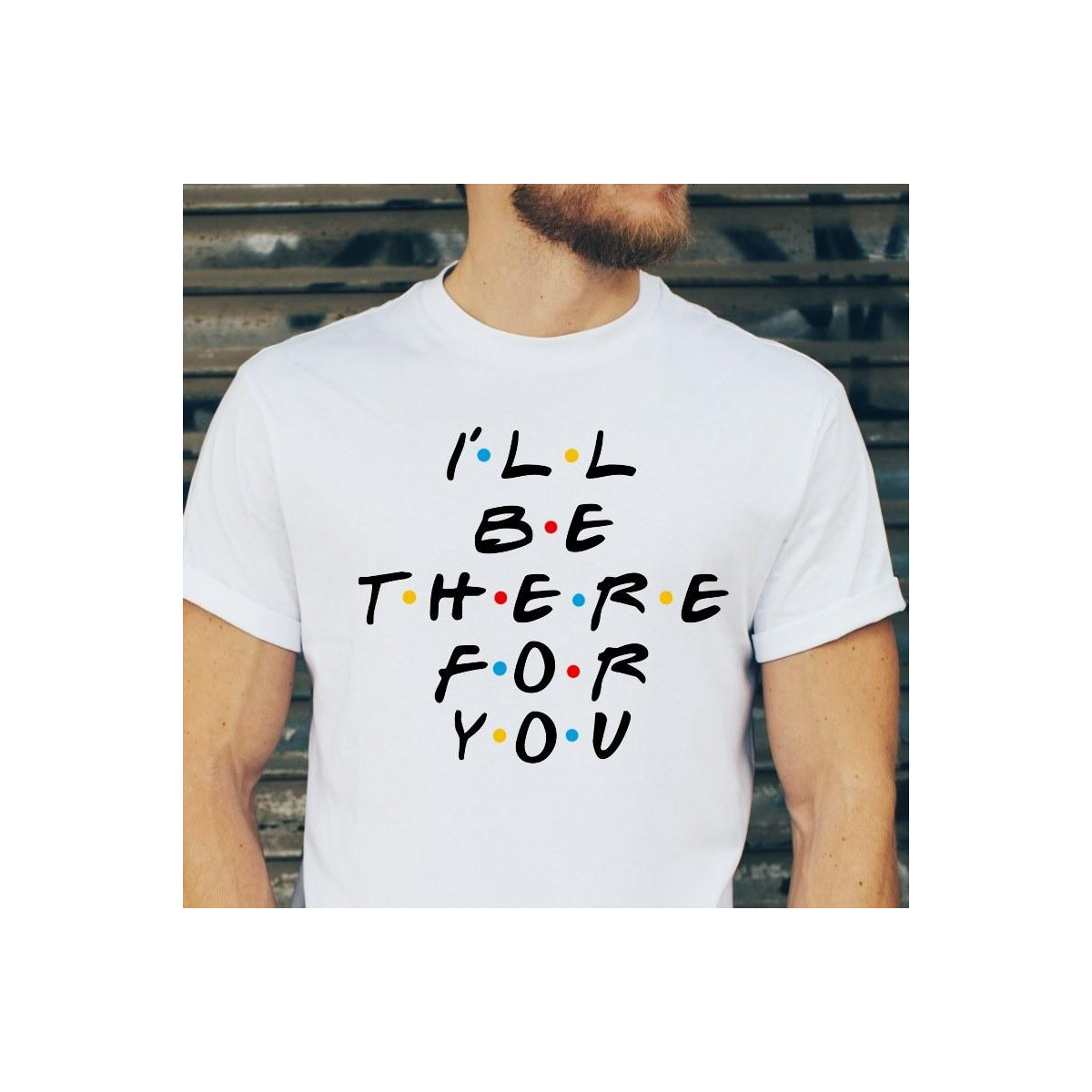 T-shirt oversize DTG friends 2