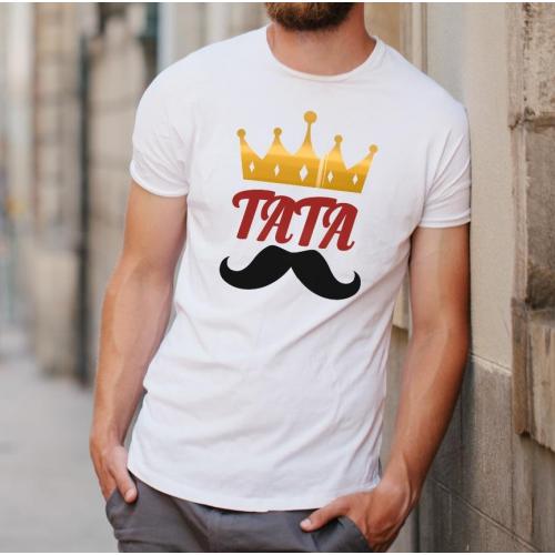 T-shirt oversize Tata koneser szlachetnych trunków