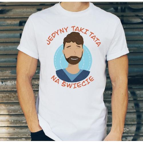 T-shirt oversize Tata koneser szlachetnych trunków