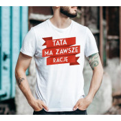 T-shirt oversize Cool Dad white