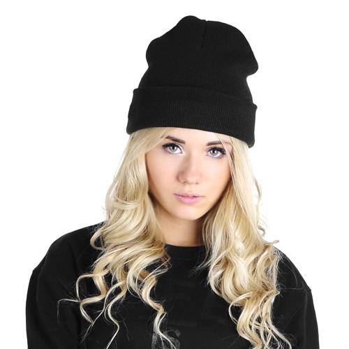 czapka krasnal czarna kobieta