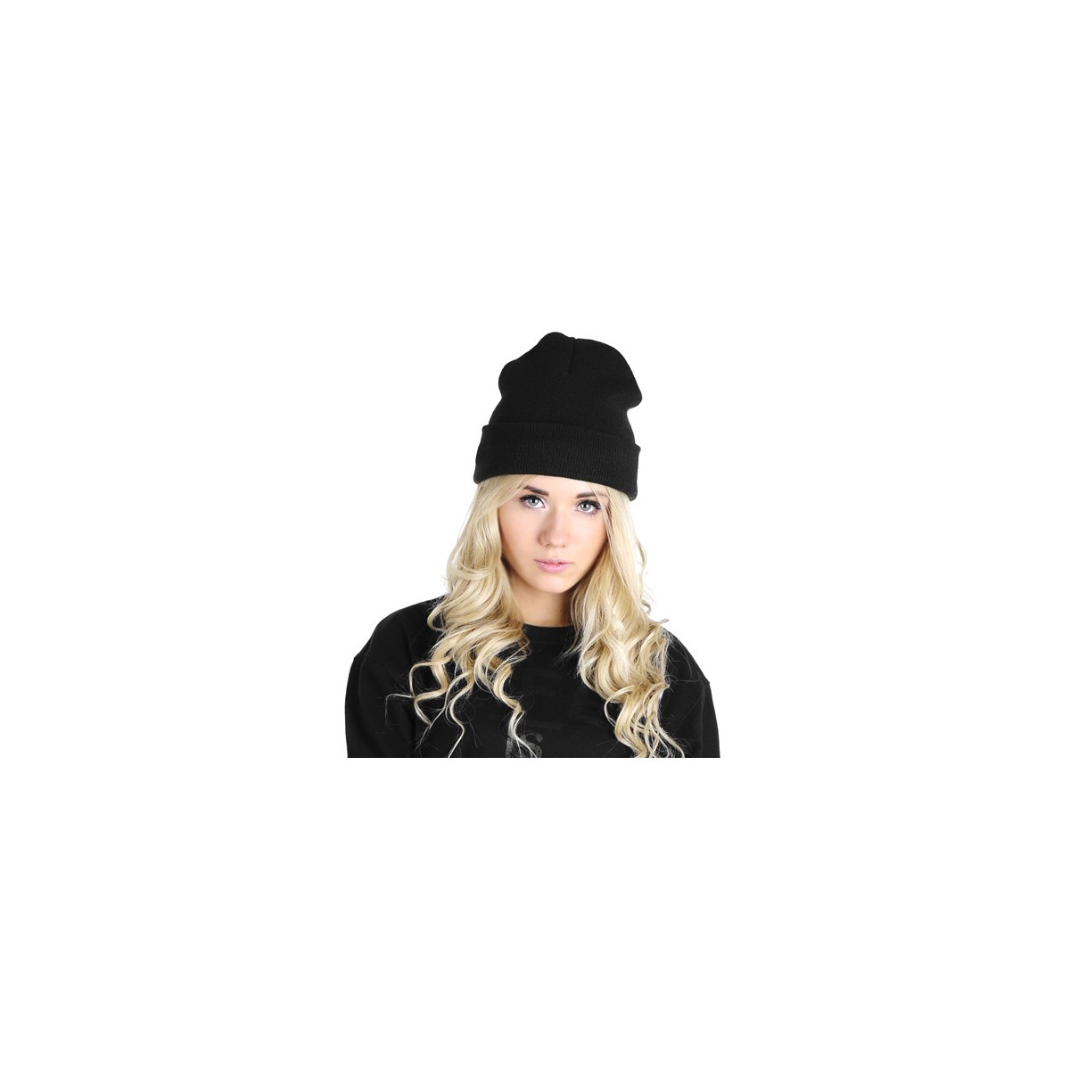 czapka krasnal czarna kobieta