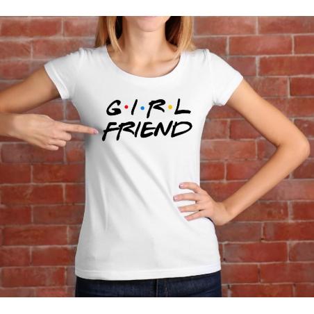 T-shirt lady slim DTG Girlfriend