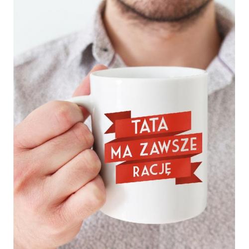 Kubek z nadrukiem Tu rządzi tata szeryf