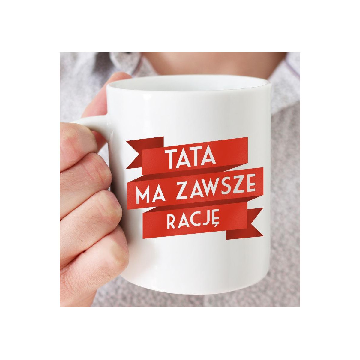 Kubek z nadrukiem Tu rządzi tata szeryf