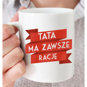 Kubek z nadrukiem Tu rządzi tata szeryf