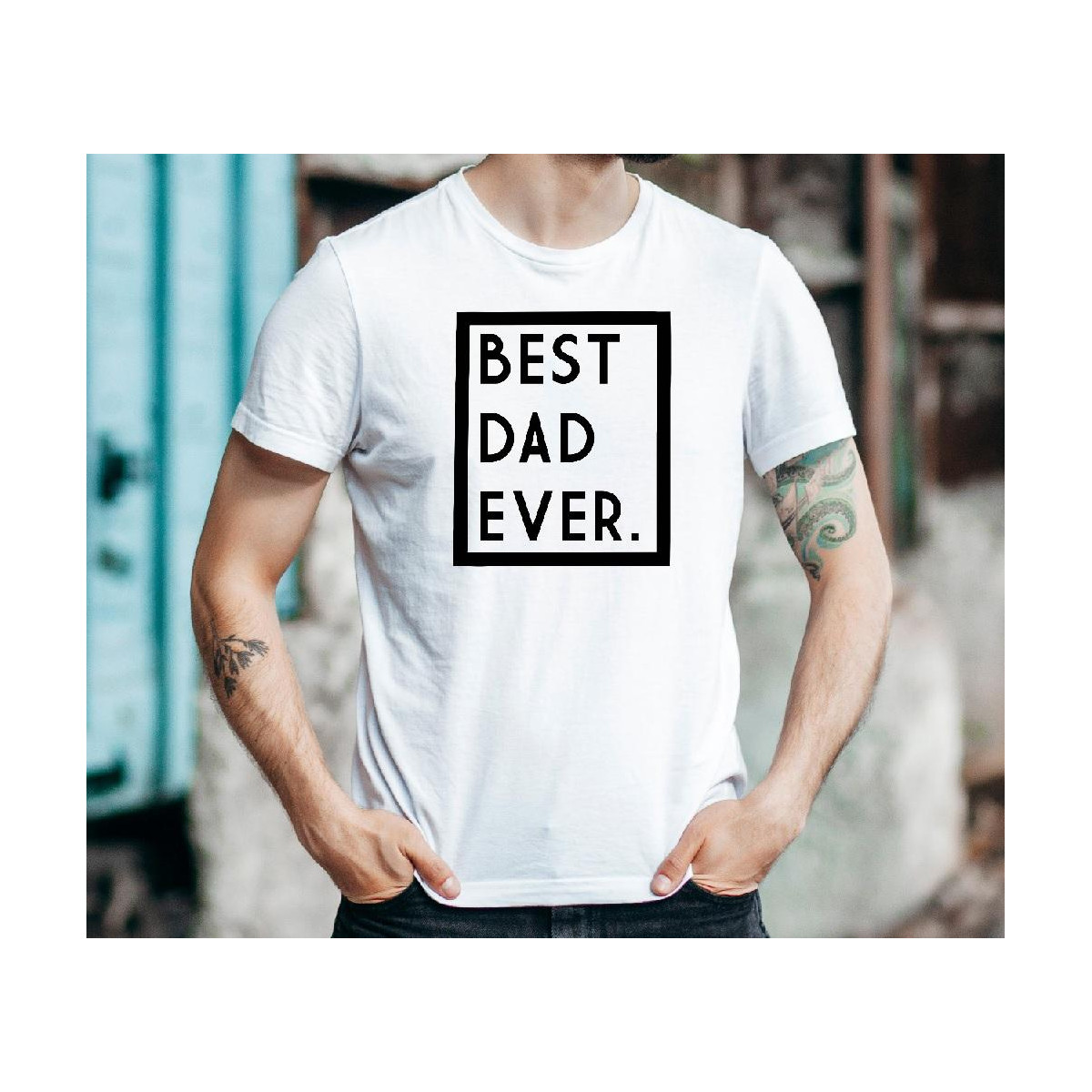 T-shirt oversize czarny Super stary