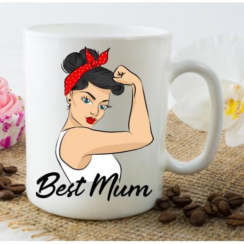 Kubek z nadrukiem best mum