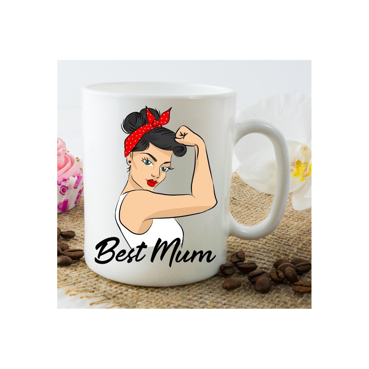 Kubek z nadrukiem best mum