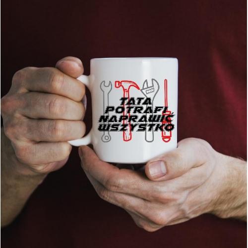 Kubek z nadrukiem Grill master tata