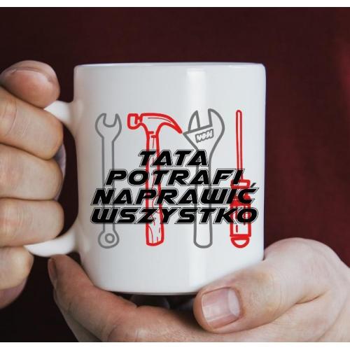 Kubek z nadrukiem Grill master tata