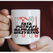 Kubek z nadrukiem Grill master tata