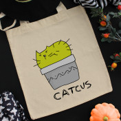 Torba bawełniana ecri fitness or dead