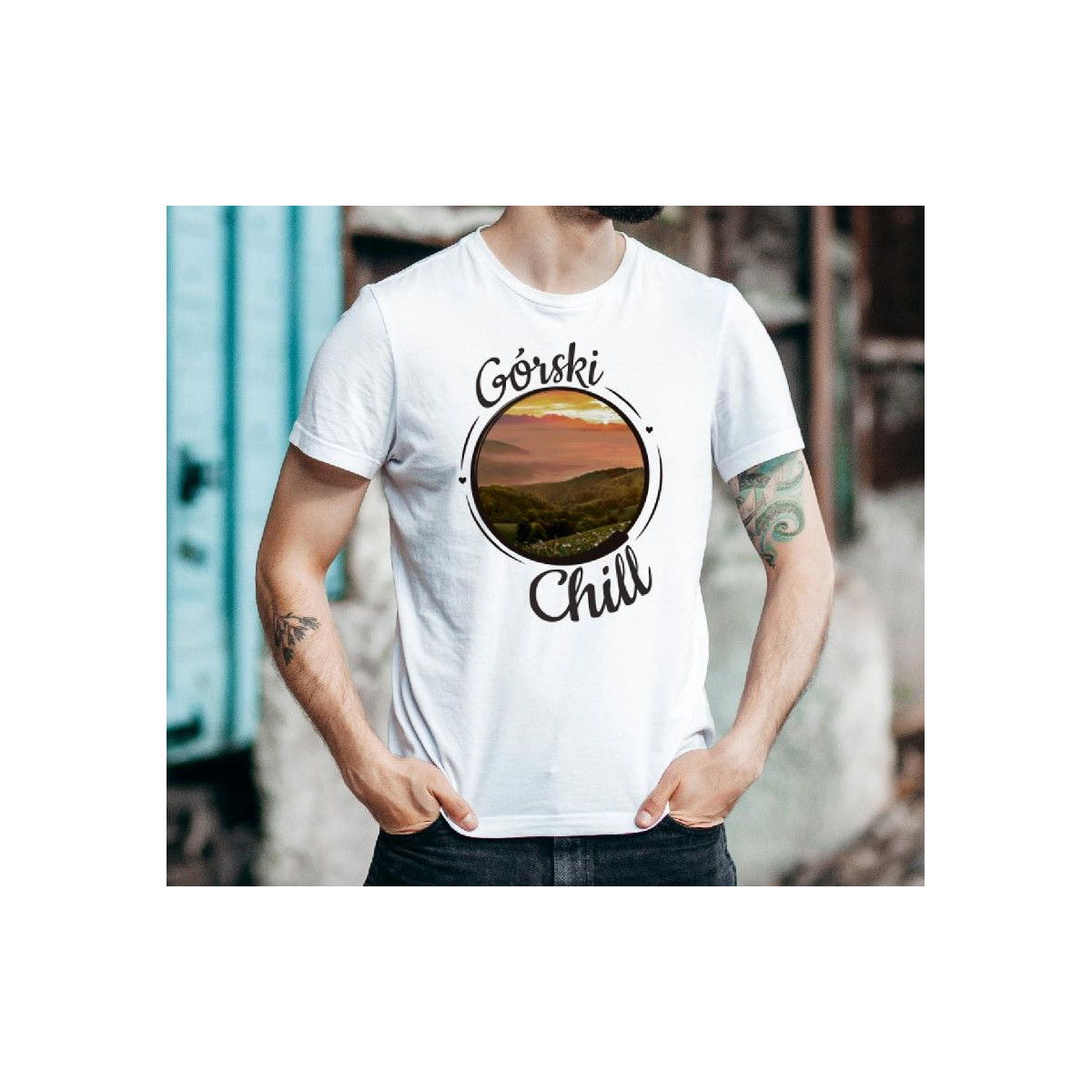 T-shirt oversize DTG Bieszczady Bieszczady