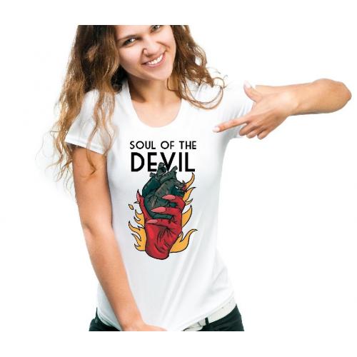 T-shirt lady slim DTG  bella ciao black