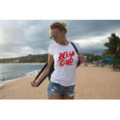 T-shirt lady slim DTG  bella ciao RB