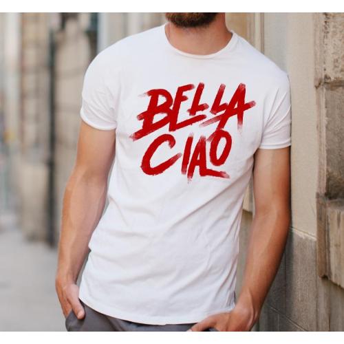 T-shirt oversize DTG Bella ciao BLACK