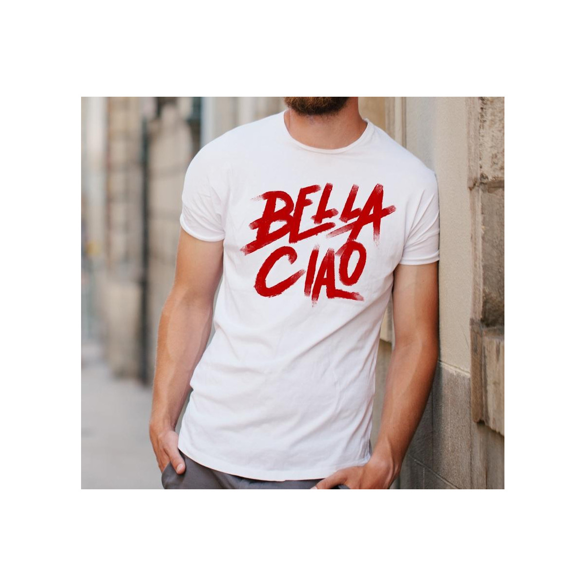 T-shirt oversize DTG Bella ciao BLACK