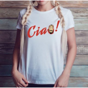 T-shirt lady slim DTG  El profesor