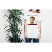 T-shirt lady slim DTG  van gogh