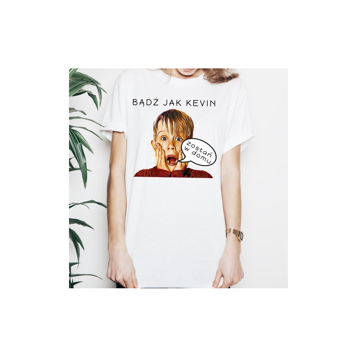 T-shirt lady slim DTG  van gogh