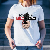 T-shirt lady slim DTG  Team Professor