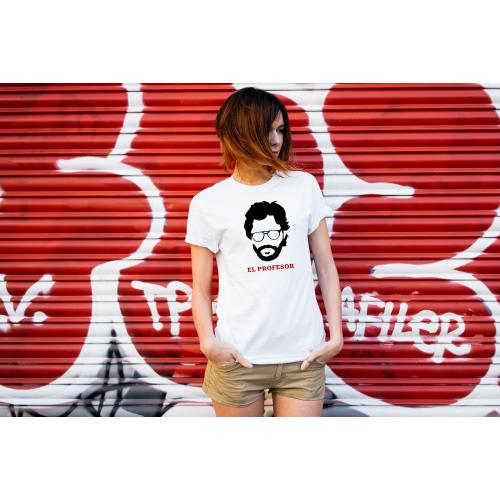 T-shirt lady slim DTG  van gogh