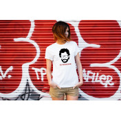 T-shirt lady slim DTG  van gogh