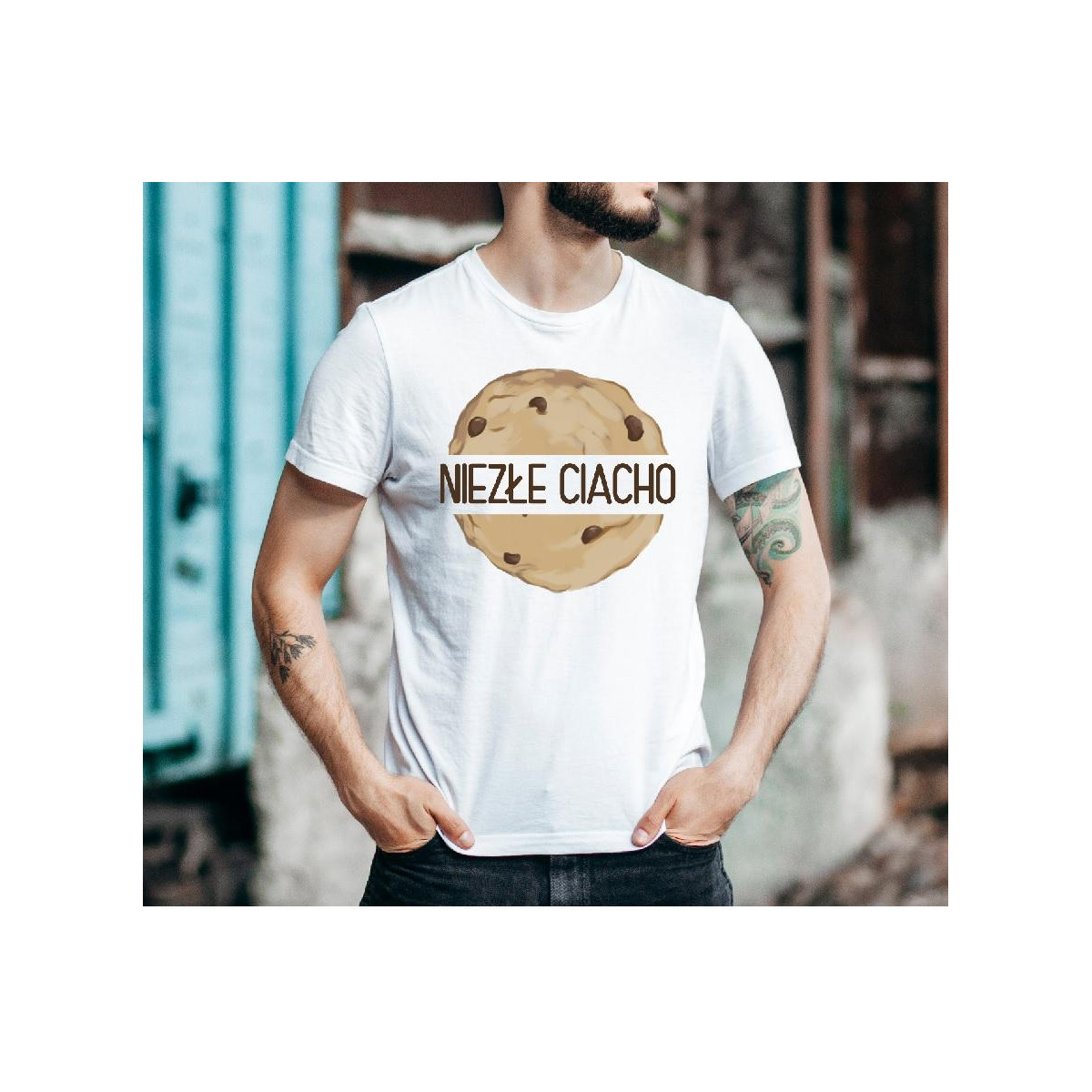 T-shirt oversize DTG boski chłopak