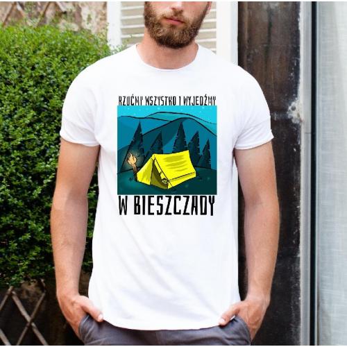 A gdyby tak rzucić wszystko i pojechać w Bieszczady koszulka