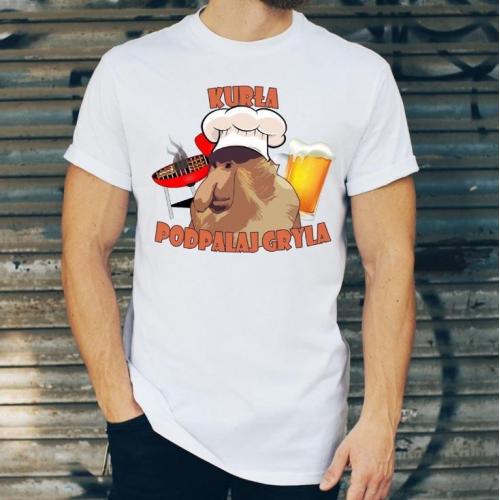 T-shirt oversize DTG Janusz- zrób mi tej kapuczyny