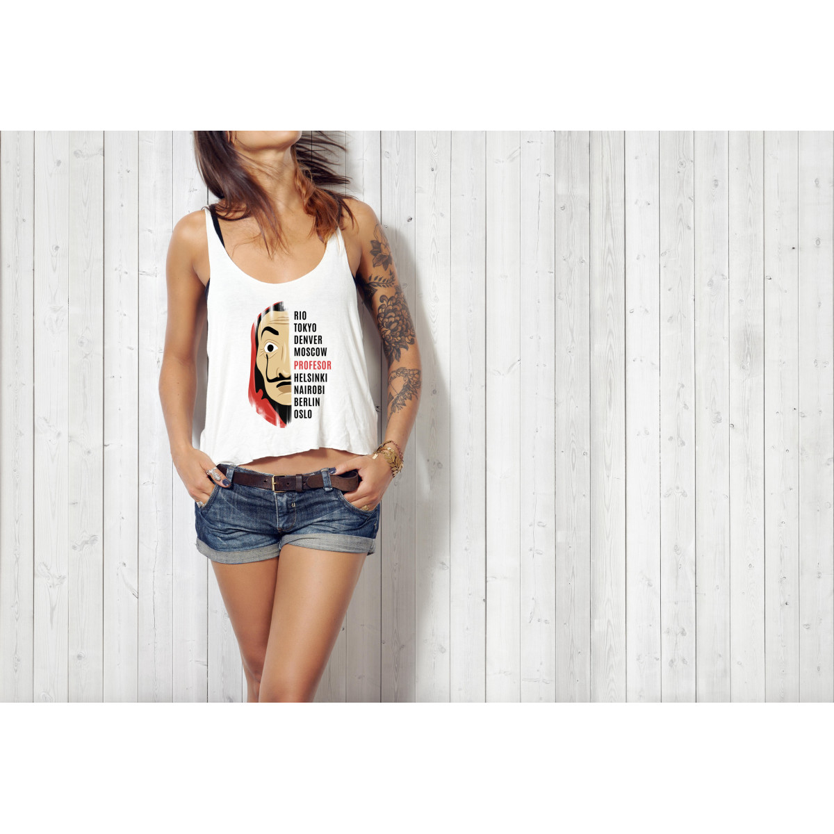 TOP summer druk Profesor Mask