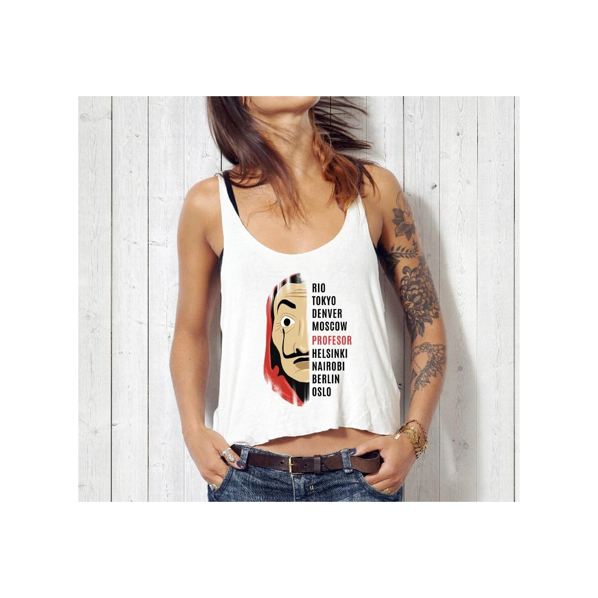 TOP summer druk Profesor Mask