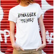 T-shirt lady slim DTG stranger things promise