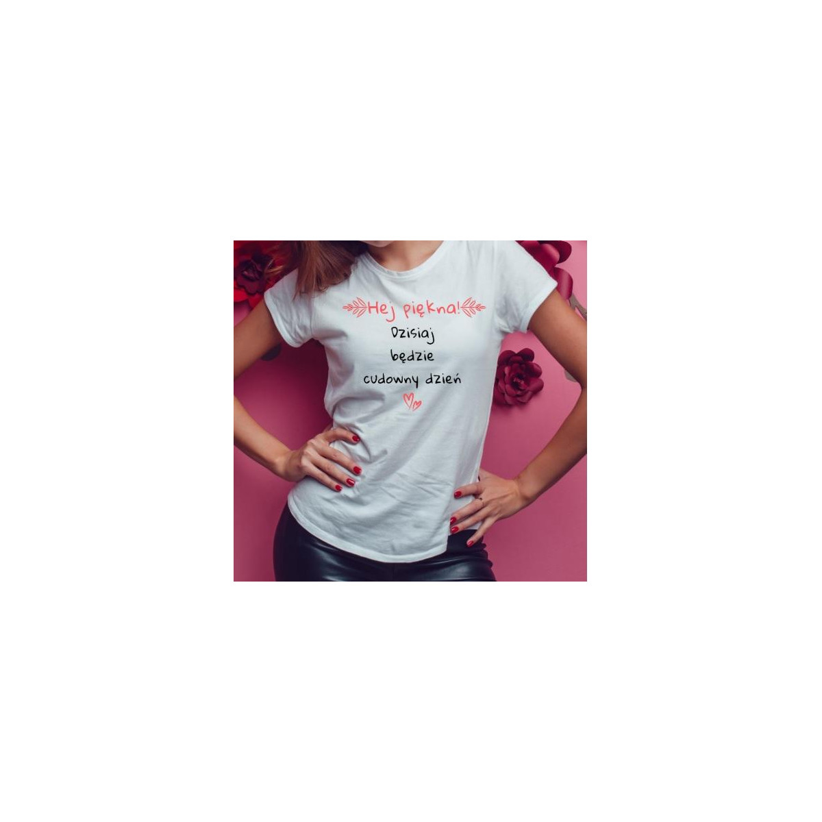 T-shirt lady slim DTG cactus