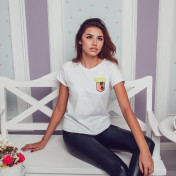 T-shirt lady slim DTG pretty