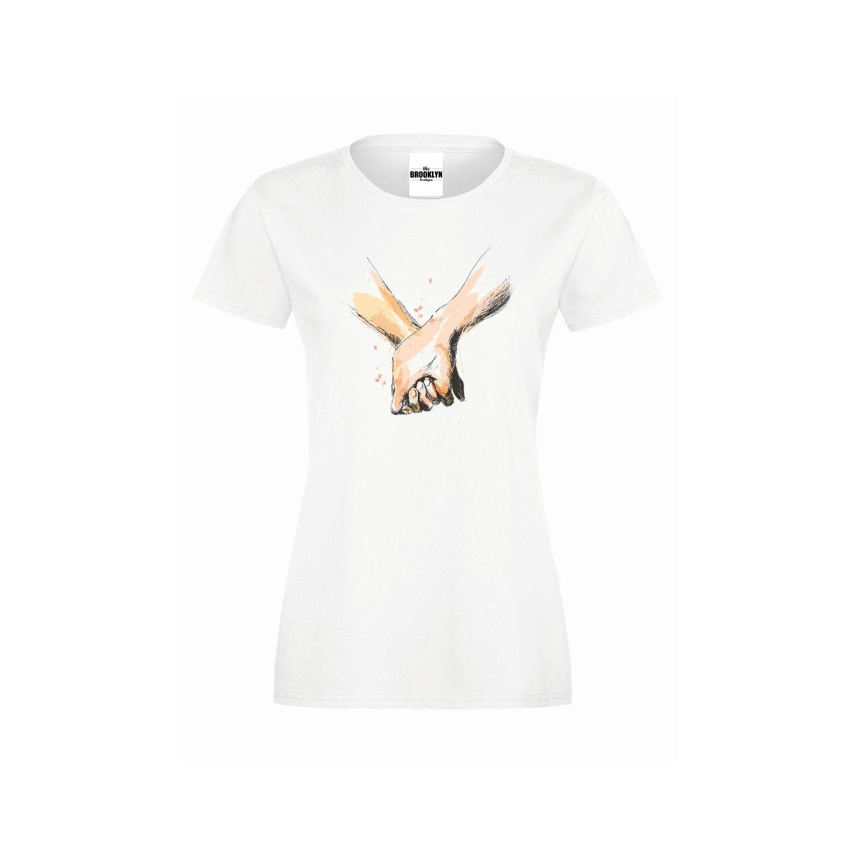 T-shirt lady slim DTG Dłonie