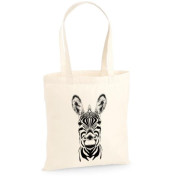 Torba bawełniana ecri zebra