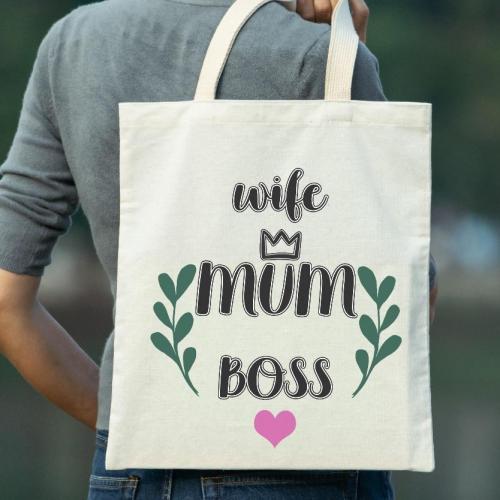 Torba bawełniana Najpiękniejsza mama motyl