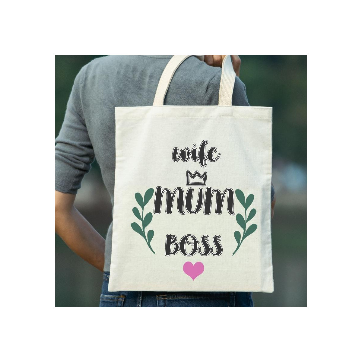 Torba bawełniana Najpiękniejsza mama motyl