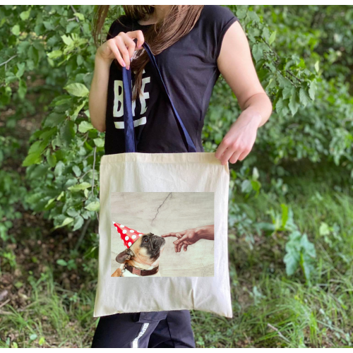 Torba dtg dog michał anioł kolorowe uszy