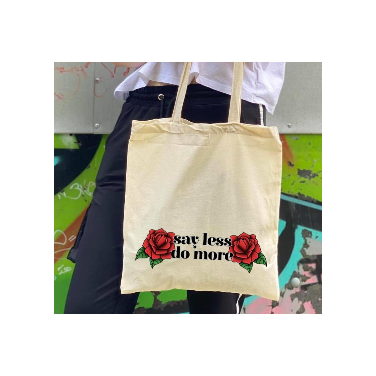 Torba bawełniana ecri Wychowała mnie ulica 3