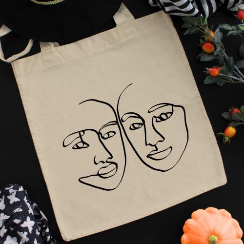 Torba bawełniana ecri owl