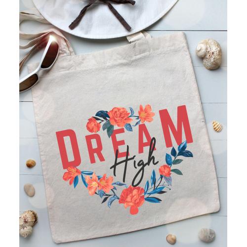 Torba bawełniana ecri king queen love