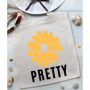 Torba bawełniana ecri monstrea green