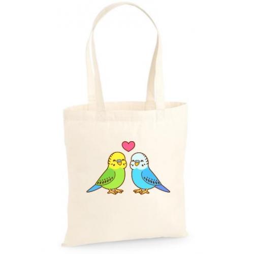 Torba bawełniana ecri Parrots