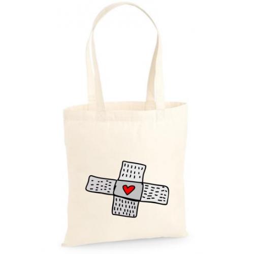 Torba bawełniana ecri pig fly