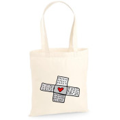 Torba bawełniana ecri pig fly